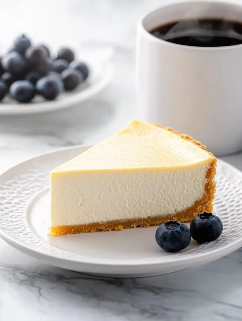 New York-style cheesecake